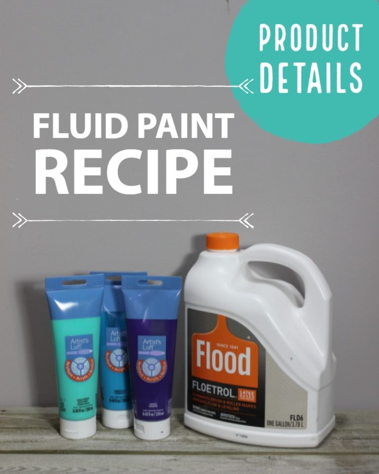 My Fluid Paint Recipe — Messy Ever After