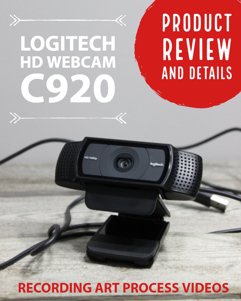 cliënt Hesje Vooruitgang Recording Art Videos with a Logitech HD Pro Webcam C920 — Messy Ever After