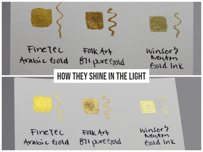 The Best Metallic Gold Ink and Paint for Fine Line Work — Messy