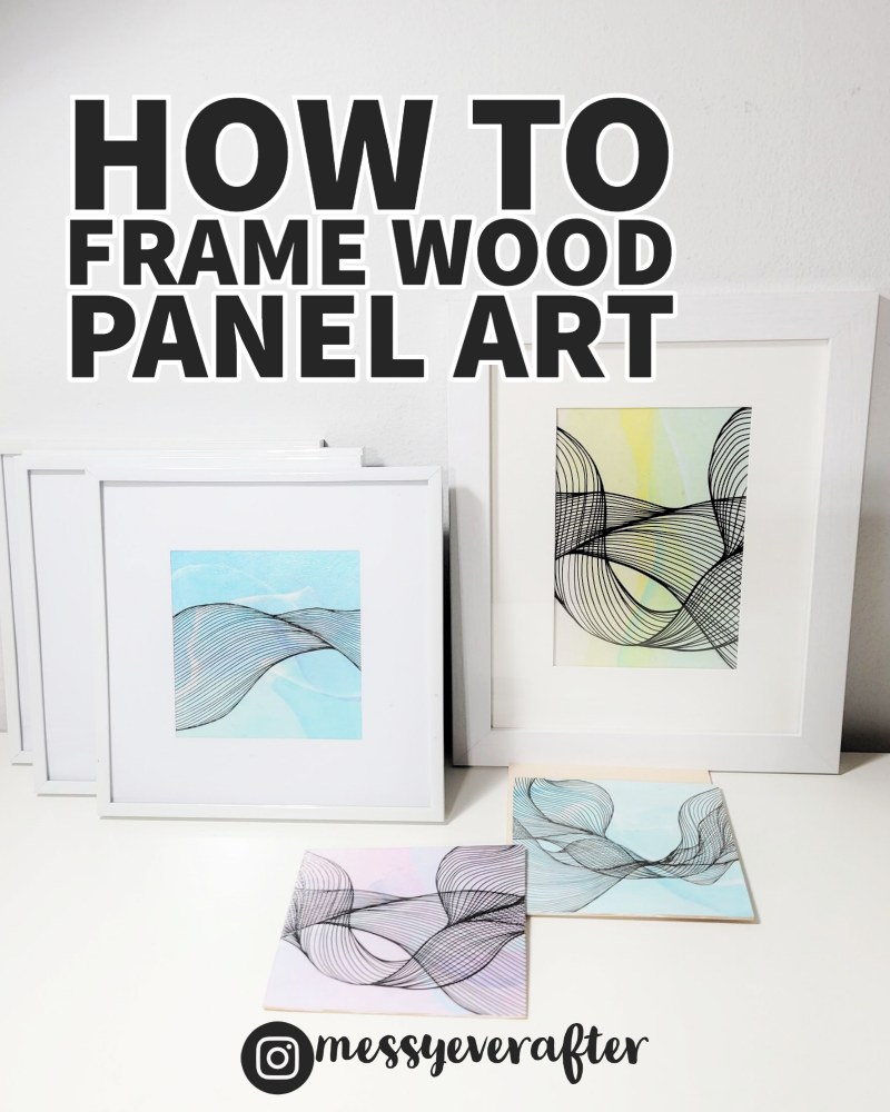 How to Frame Wood Panel Art